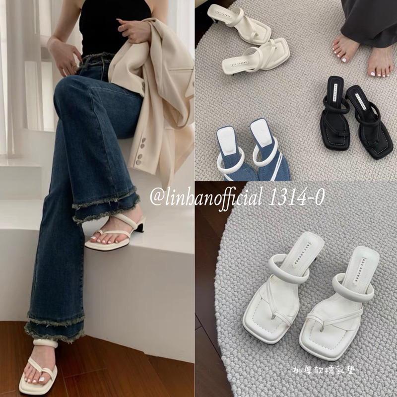 Guốc xỏ ngón cao cấp fullbox 1314-0 (Hàng có sẵn)🇰🇷