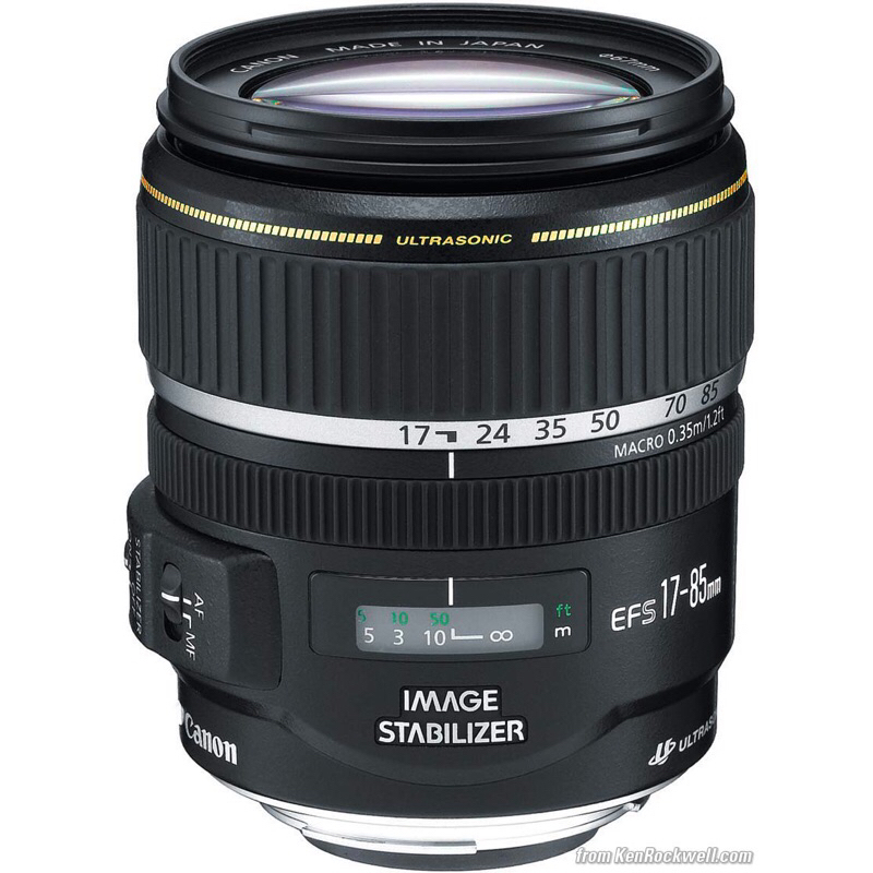 Ống Kính Canon EF-S 17-85mm f/4-5.6 IS USM, đã sử dụng