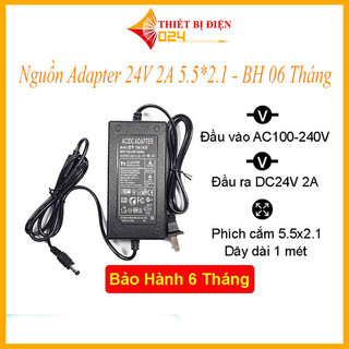 Nguồn Adapter 24V 2A 5.52.1 - BH 06 Tháng
