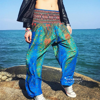 Quần alibaba, yoga, harem, boho mặc nhà, thể thao H00113