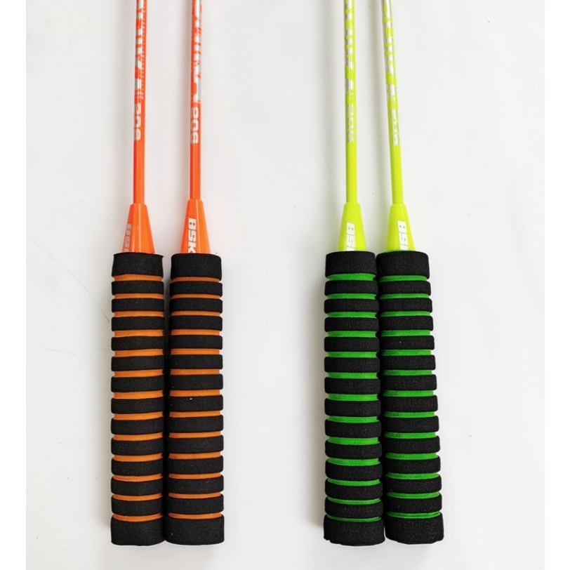 Vợt cầu lông 2 chiếc Boshika tay nệm bộ vợt cầu lông khung thép