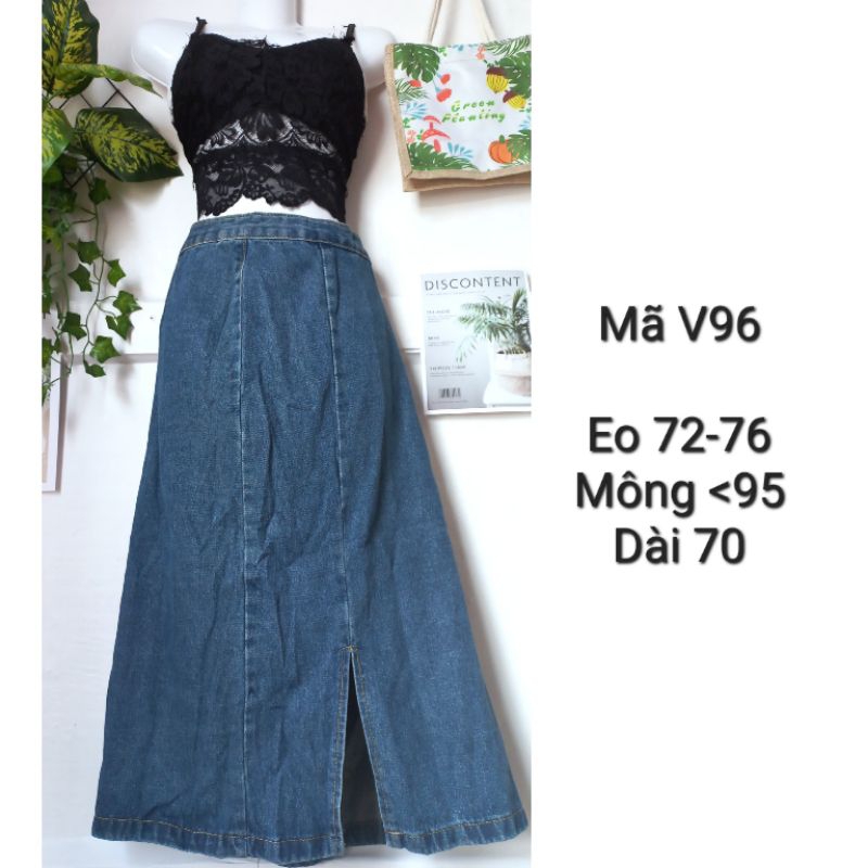 Chân váy jean dài (chọn mẫu)