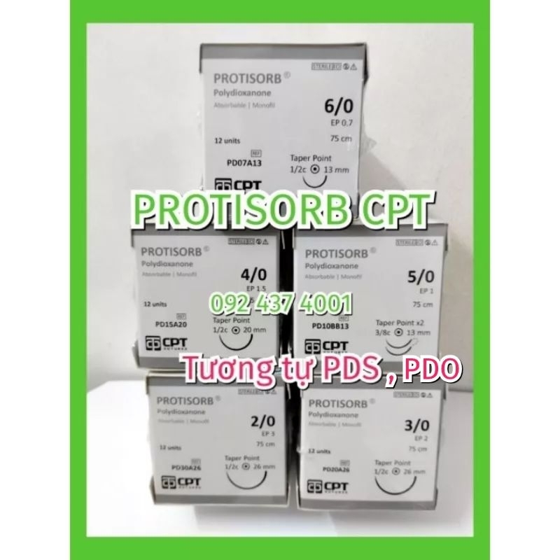 Chỉ PROTISORB - PDS CPT 2,3,4,5,6 (tương tự chỉ PDS)