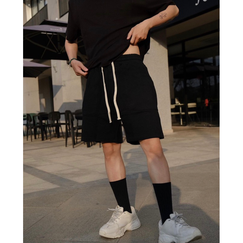 Quần short thun basic trơn