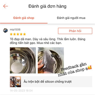 Âu trộn bột đế silicon chống trượt