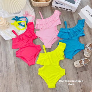 Đồ bơi 1 mảnh cho bé gái kèm băng đô |bikini cho bé gái