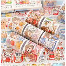 Cuộn sticker dài cho bé bé tha hồ dán