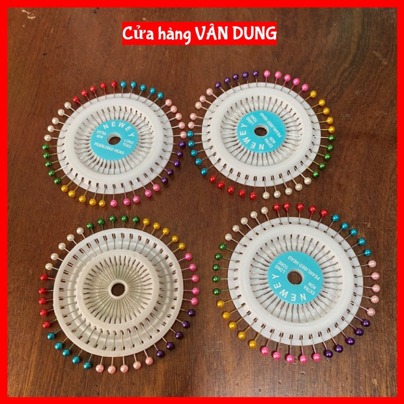 Kim cúc, kim ghim cố định vải.1 vĩ  40 kim