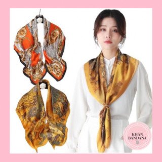 Khăn lụa vuông thanh lịch cao cấp size 90x90cm