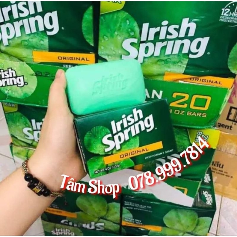 XÀ BÔNG CỤC 𝐈𝐑𝐈𝐒𝐇 𝐒𝐏𝐑𝐈𝐍𝐆 (CỤC 𝟭𝟭𝟯𝗚) - NHẬP KHẨU 𝗨𝗦𝗔