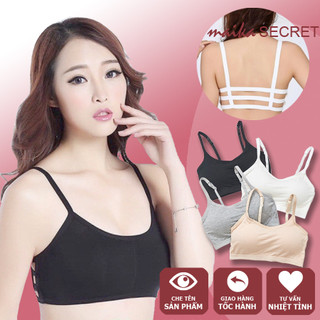 Áo lót học sinh, Áo Bra 3 dây cotton mút mỏng mềm mát