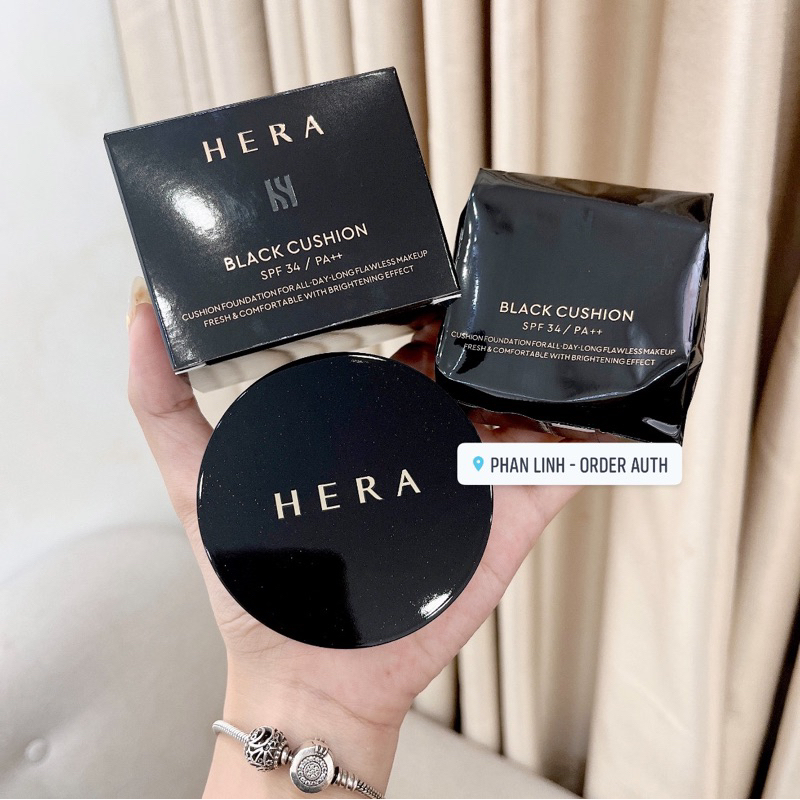 Phấn nước Hera Black + kèm lõi thay tone 23