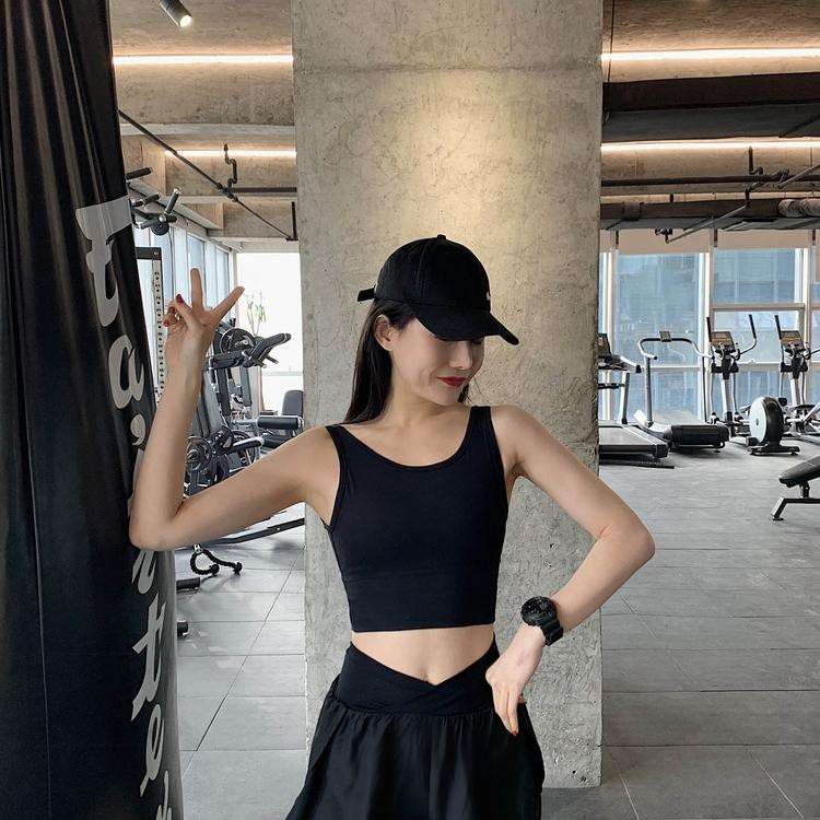 Áo Bra thun tập Gym Yoga ,chơi thể thao 3 màu Nâu Đen Trắng