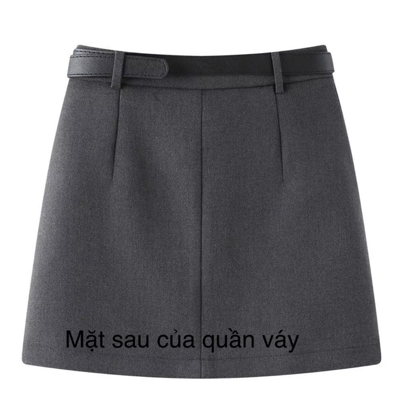 Quần Váy hách dáng chất đẹp dày dặn tặng kèm thắt lưng