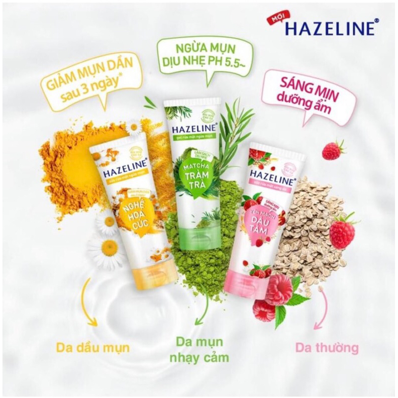 Sữa rửa mặt Hazeline