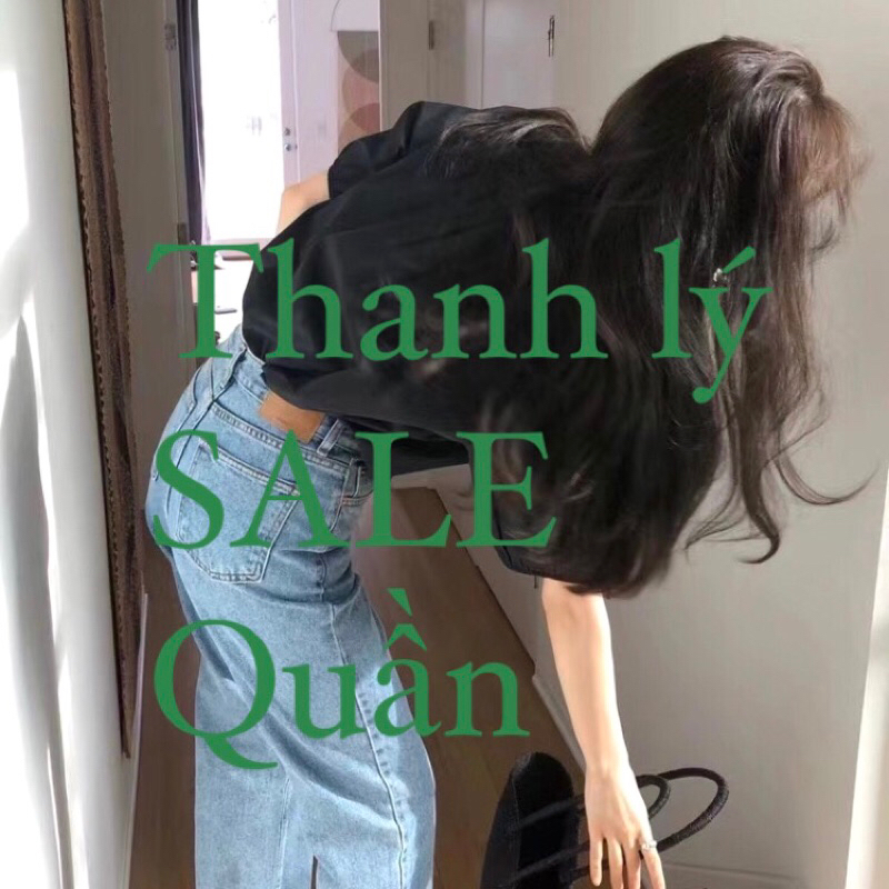 Link tổng hợp pass thanh lý quần tây ống rộng jogger suông dài kẻ sọc ca rô kiểu túi hộp jeans nhiều mẫu lamin