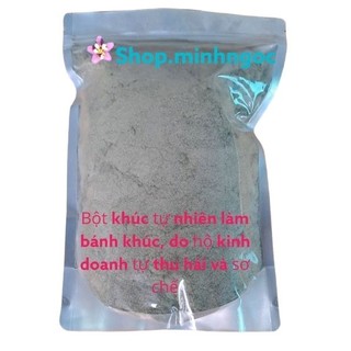 bột lá rau khúc làm bánh khúc, nguyên liệu làm bánh khúc