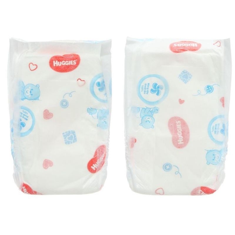 《HCM》Miếng lót sơ sinh Huggies dành cho bé dưới 5kg dùng chung tã vải :  NB1-100+9 /  NB2 - 60 / NB1-56+4