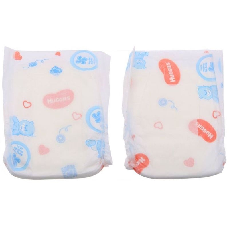 《HCM》Miếng lót sơ sinh Huggies dành cho bé dưới 5kg dùng chung tã vải :  NB1-100+9 /  NB2 - 60 / NB1-56+4