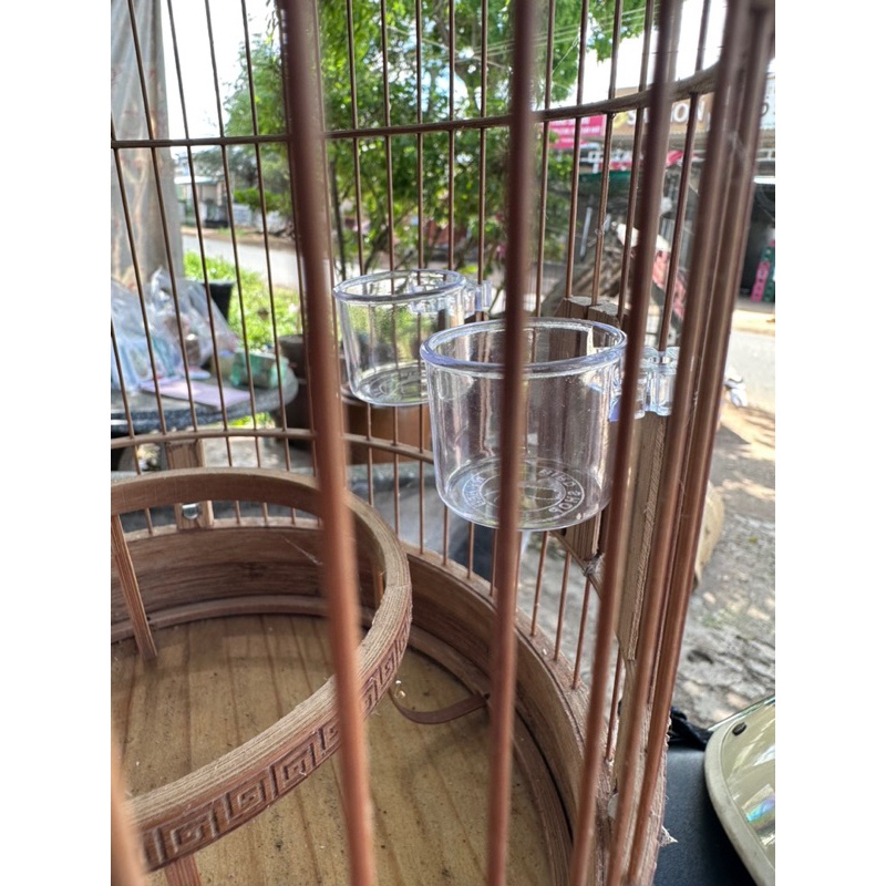 Cóng ăn, cóng tắm chim đa năng dùng cho lồng chim cảnh