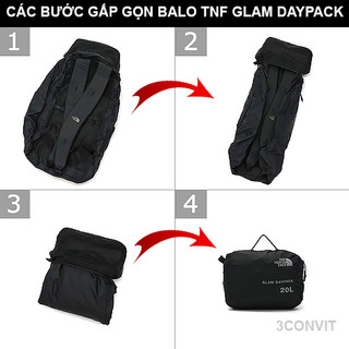 Balo xếp gọn TNF Glam Daypack  20L