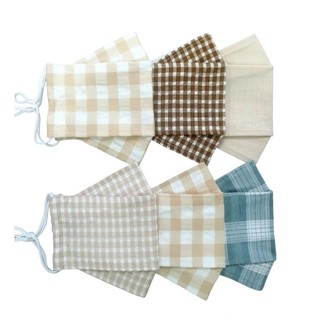 Khẩu trang 3D Memory vải Linen/ thô