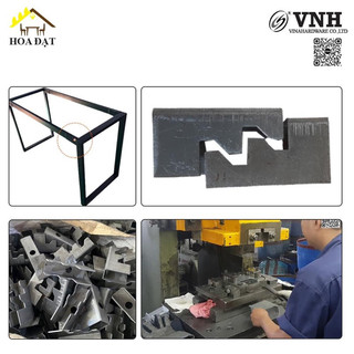 Ngàm pát sắt răng cưa âm dương lắp ráp bàn ghế sắt xếp gọn 20x40mm và 25x50mm dày 2mm