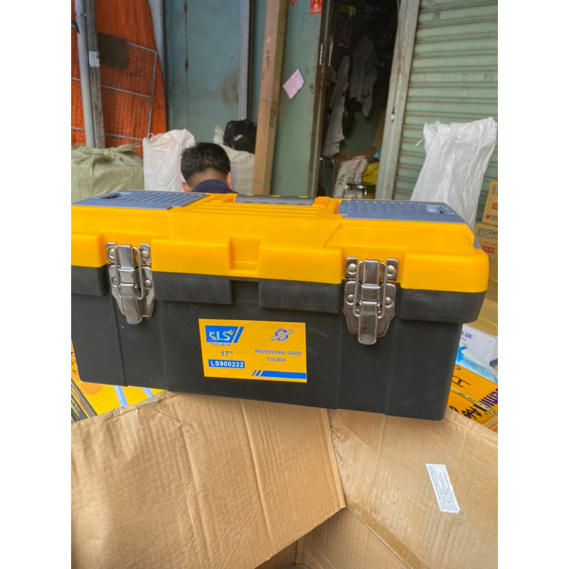 Thùng Đồ Nghề LS bát khoá INOX,thân nhựa dày có 3 size