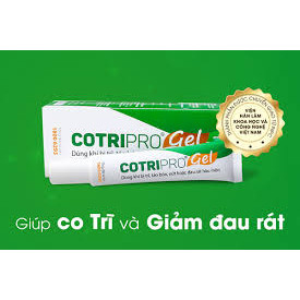 Cotripro gel tuýp 25g - kem bôi trĩ