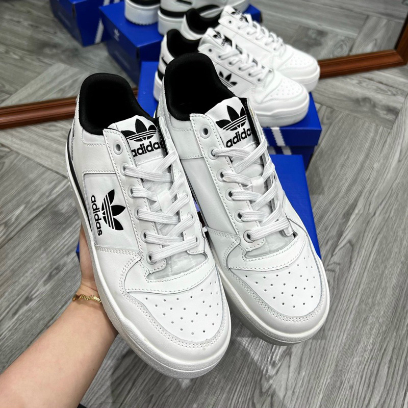 GIÀY DAS FORUM TRẮNG ĐEN ĐỘN ĐẾ NAM NỮ, ADIDASSSS FORUM ĐỘN ĐẾ TRẮNG ĐEN NAM NỮ