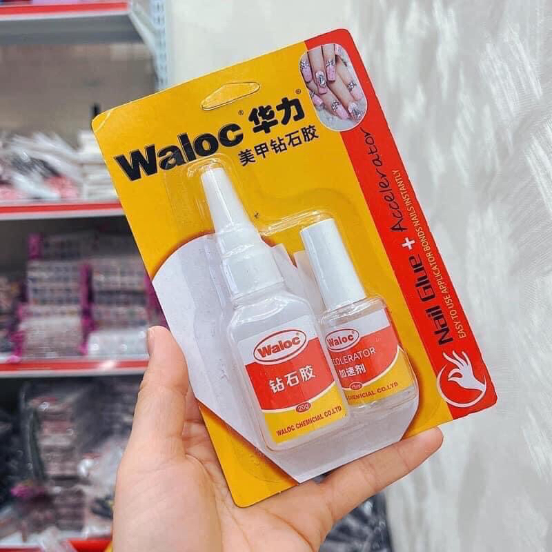 Keo waloc,keo gắn móng siêu bền
