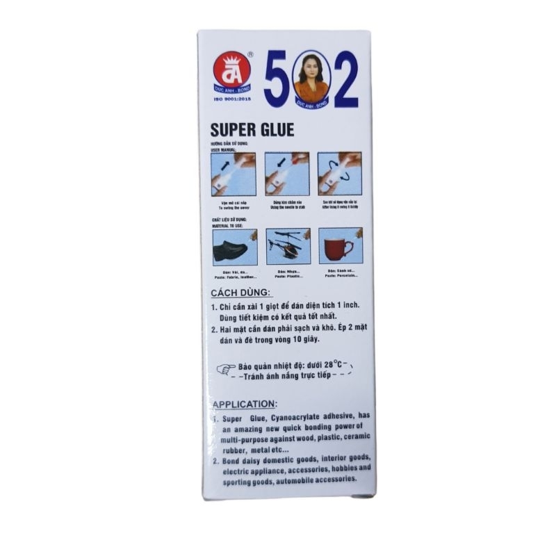 Keo 502 dán siêu chắc