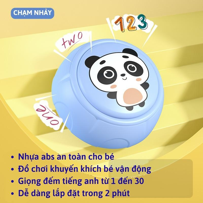 Chạm nhảy tăng chiều cao GenKids – Đồ chơi vận động cho bé, bộ đếm tiếng anh, tặng kèm pin và thước đo