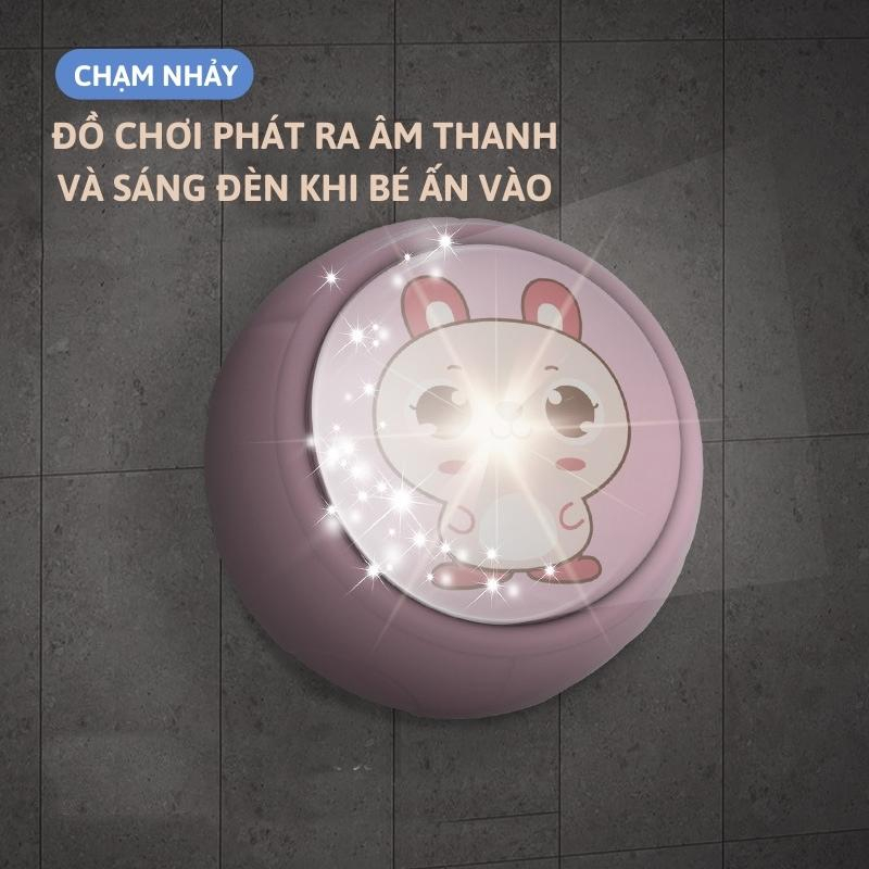 Chạm nhảy tăng chiều cao GenKids – Đồ chơi vận động cho bé, bộ đếm tiếng anh, tặng kèm pin và thước đo