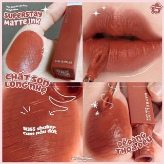 Son kem lì lâu trôi Maybelline Super Stay Matte Ink