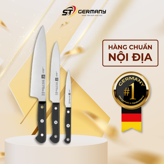 Bộ dao Zwilling Gourmet set 3 món làm bếp nội địa Đức, bộ dao nhà bếp chất lượng cao cấp GermanySnT 100014