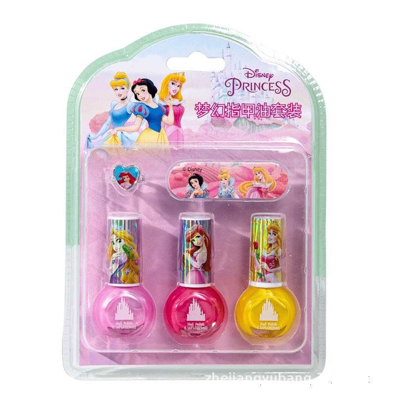 Sét sơn móng tay Disney an toàn dễ lột cho bé gái, lành tính không gây độc hại