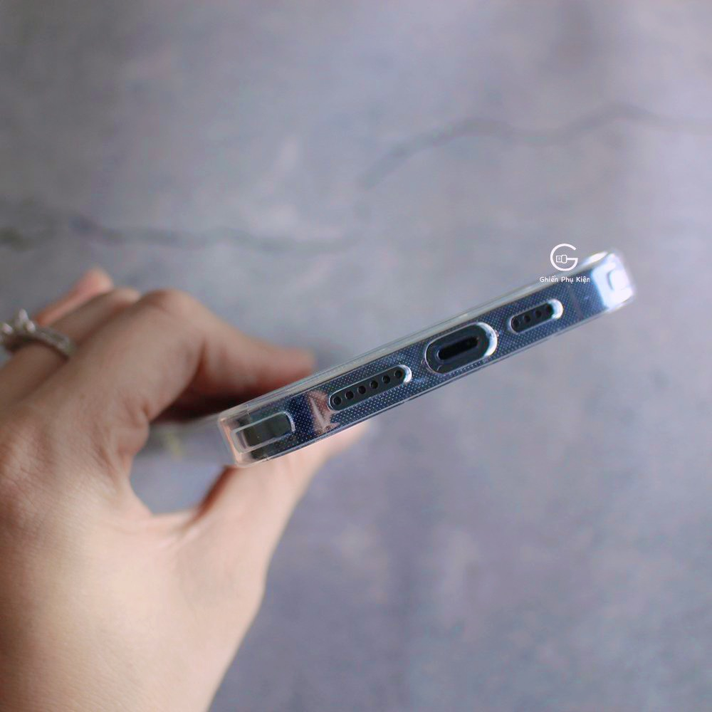 Ốp Lưng Trong Suốt Mipow Transparent Dành Cho iPhone 14/13/12 Series - Hàng Chính Hãng