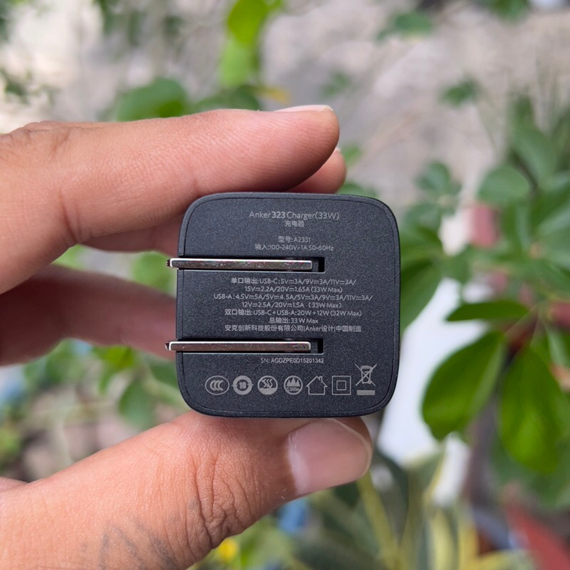 Củ sạc nhanh 33W Anker 323-A2331,PD,PPS,QC3.0