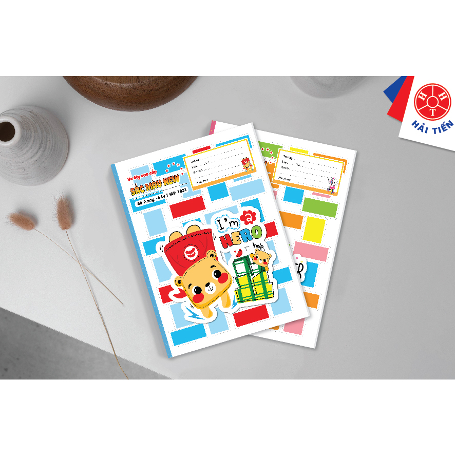 Lốc 10 Vở 4 ôly Hải Tiến 48 trang 1824 Sắc màu New 6 sao