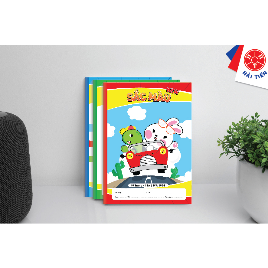Lốc 10 Vở 4 ôly Hải Tiến 48 trang 1824 Sắc màu New 6 sao