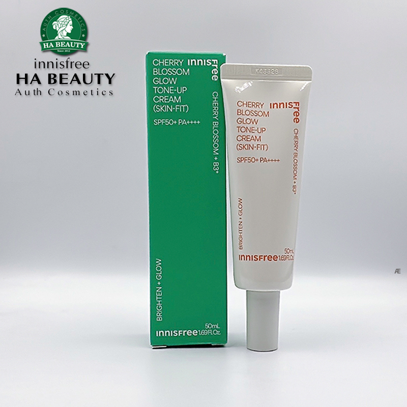 Kem dưỡng ẩm nâng tông sáng da chống nắng innisfree Jeju Cherry Blossom Tone up Cream SPF30 PA++ 50ml