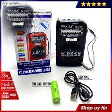 Đài Radio FM Mini, Đài Radio Cho Người Già Waxiba XB-881URT Cao Cấp NHỎ GỌN TIỆN LỢI