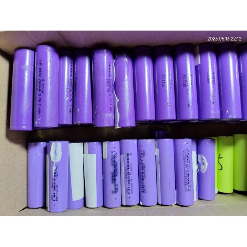Combo 10 viên pin 18650 cũ tháo khối dung lượng 1500 - 2000mah