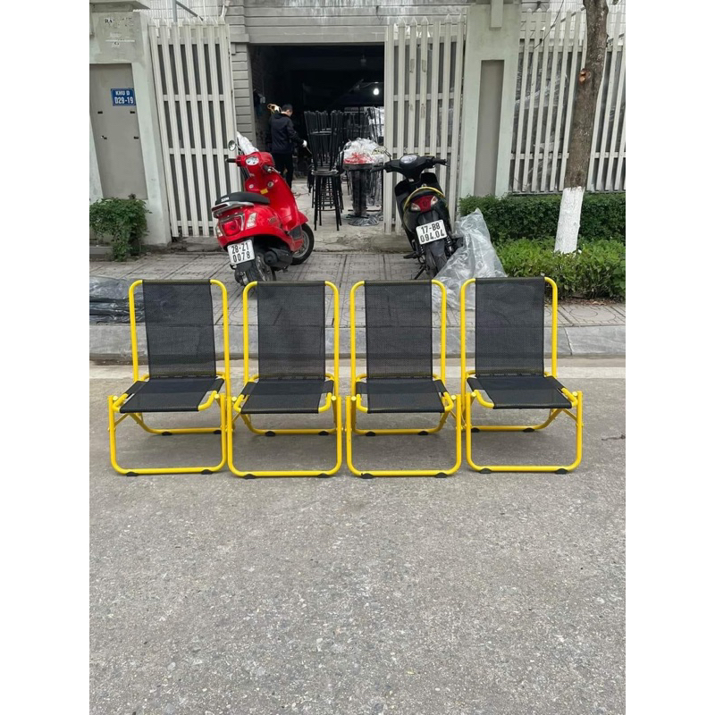 Ghế lưới lò xo quán cafe ,trà tranh ,đi câu,dã ngoại