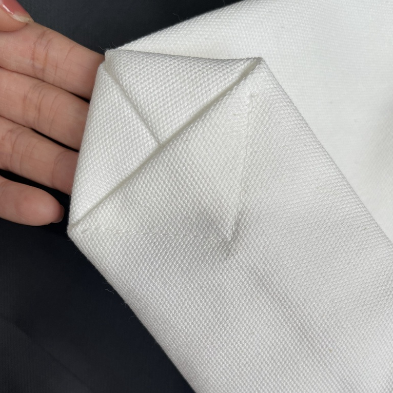 Túi Vải Canvas Tote Café Kitsuné phong cách Hàn Quốc siêu xinh, M49