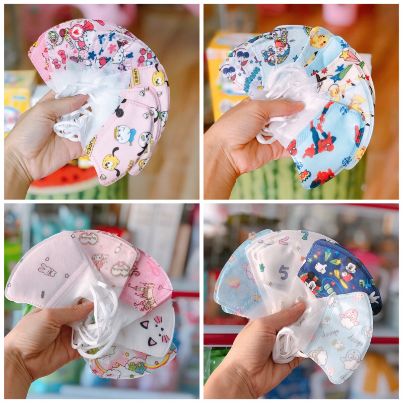 khẩu trang 3D, khẩu trang gấu cho bé