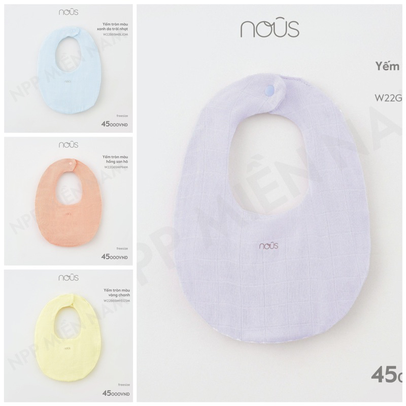Yếm Nous cho bé trai bé gái