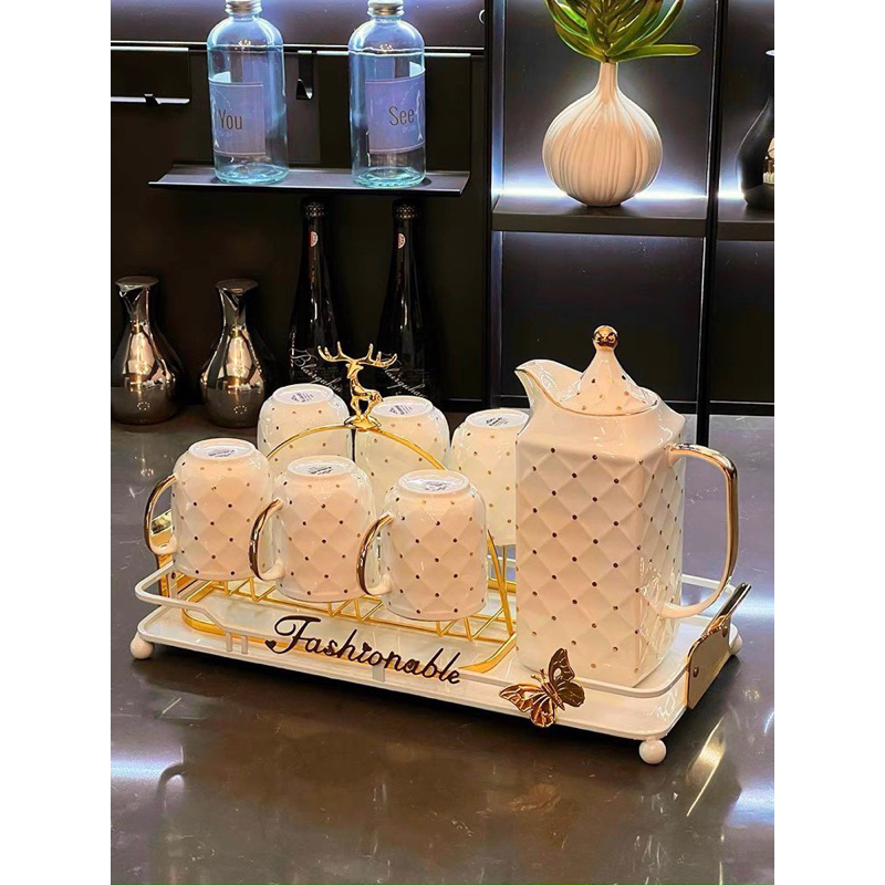 Bộ ấm chén uống trà, Ấm chén decor cao cấp