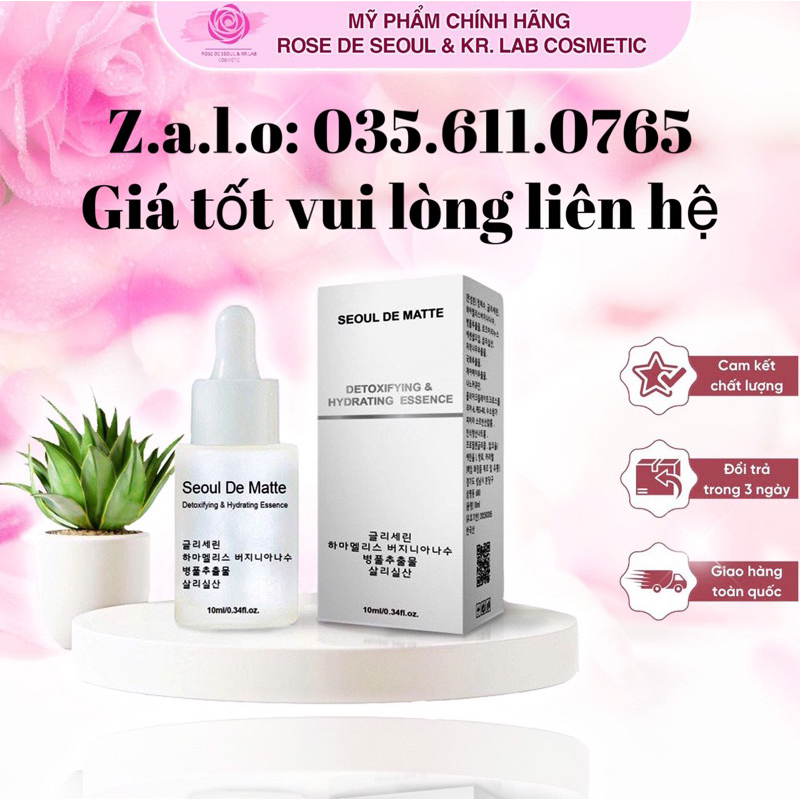 Thải độc làm sạch da Seoul de matte hạn 2025